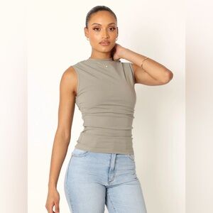 Petal and Pup Nissa Top - Olive Green